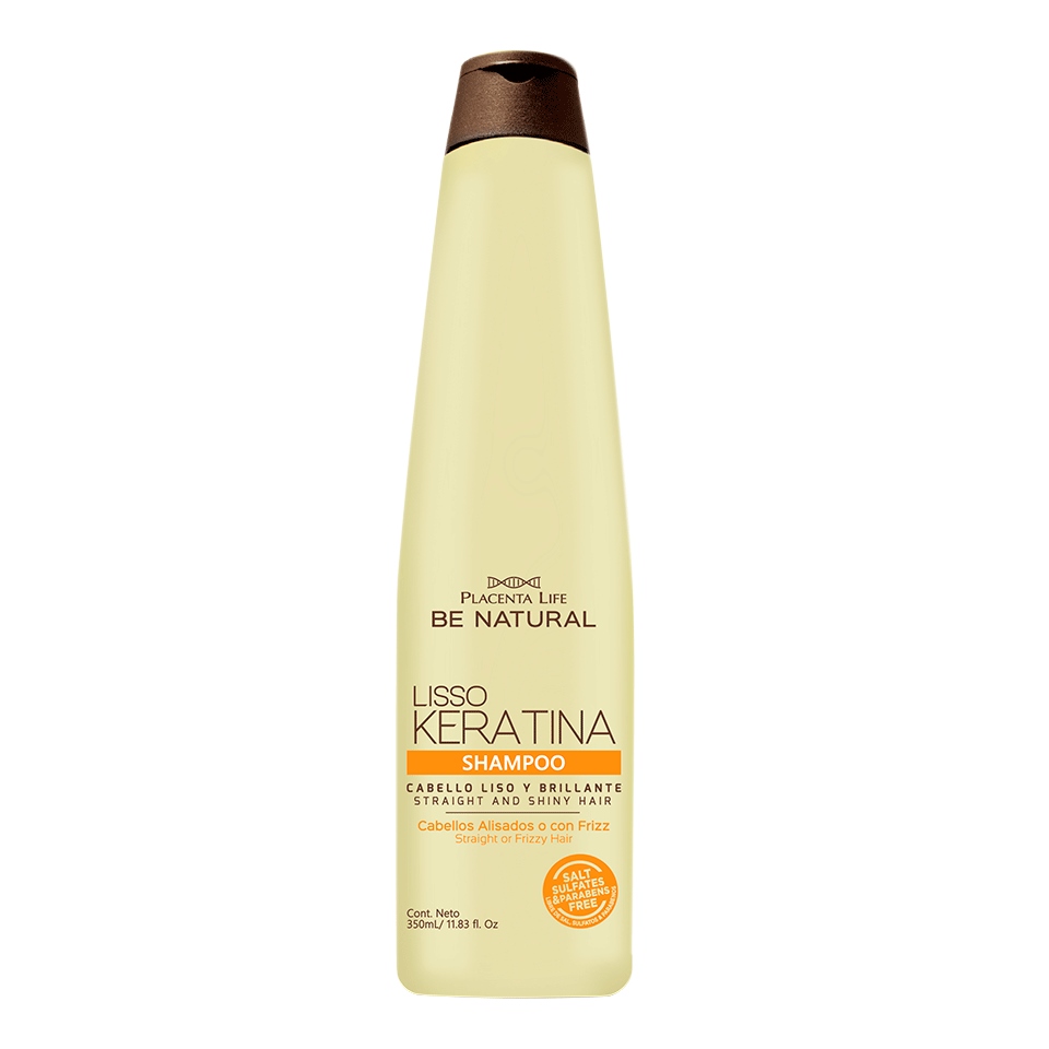 Be Natural Shampoo Liso Keratina 350ml